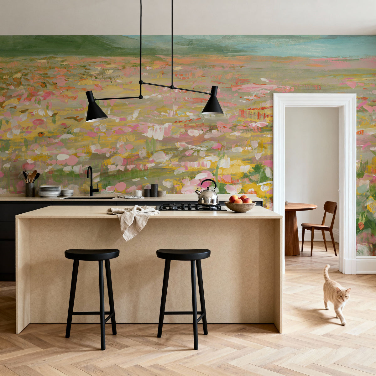 Headland Wildflowers II Mural Wallpaper - room preview 05