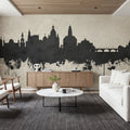 Dresden Germany Skyline Concrete Mural Wallpaper - room preview 05