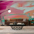 Pink Ocean Mural Wallpaper - room preview 05