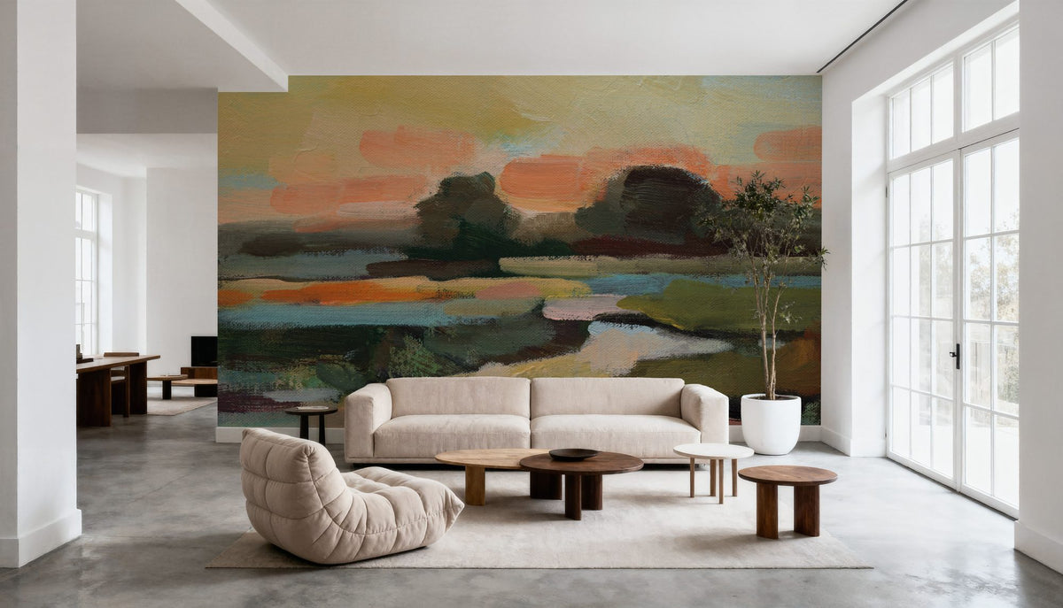 Westlake View Mural Wallpaper - room preview 05