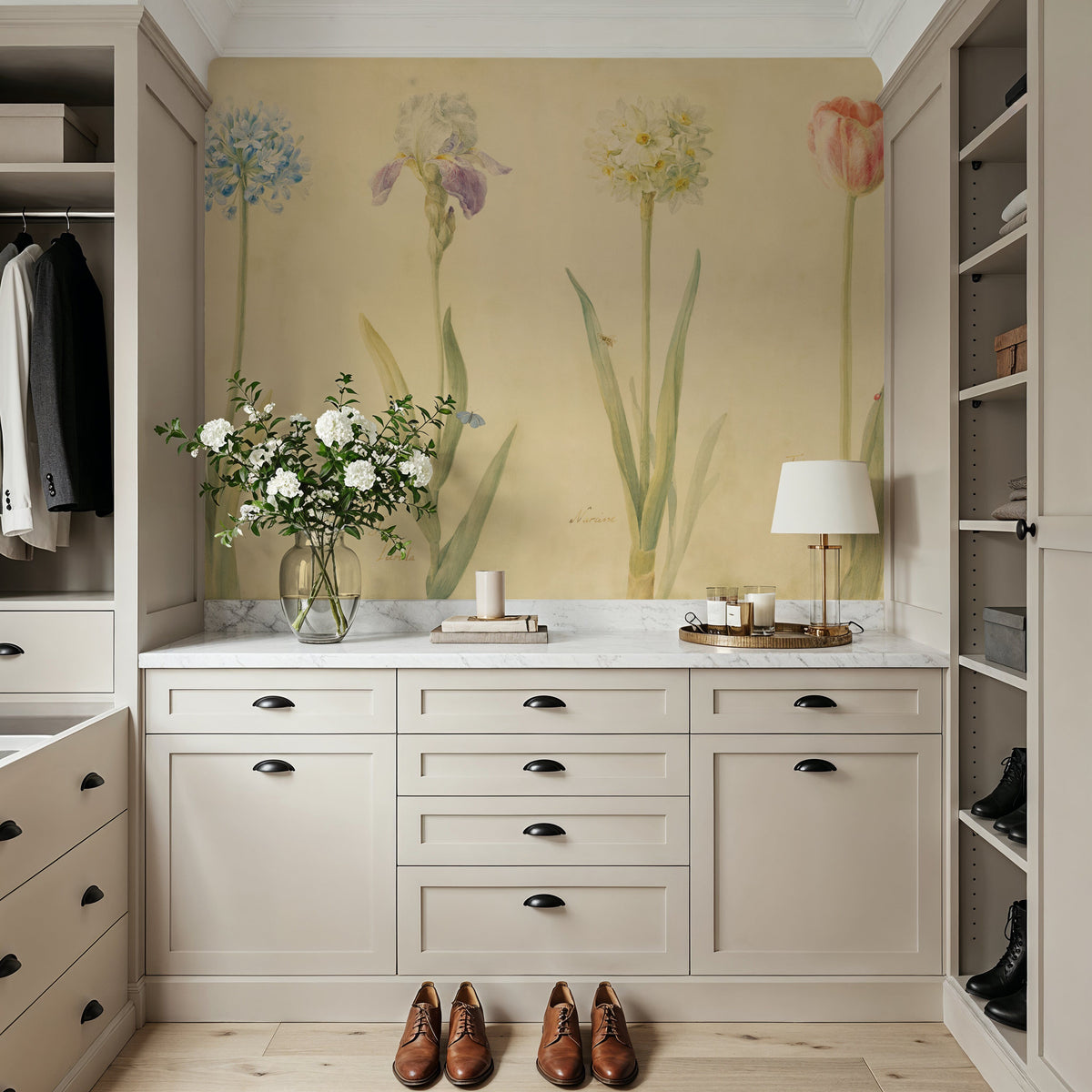 Spring Botanicals Mural Wallpaper - room preview 05