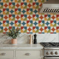 Time to Share Circles Mural Wallpaper - room preview 05