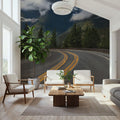 Colonial Peak and North Cascades Highway Mural Wallpaper - room preview 05