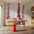 Foxgloves Mural Wallpaper - Light Tone - room preview 05