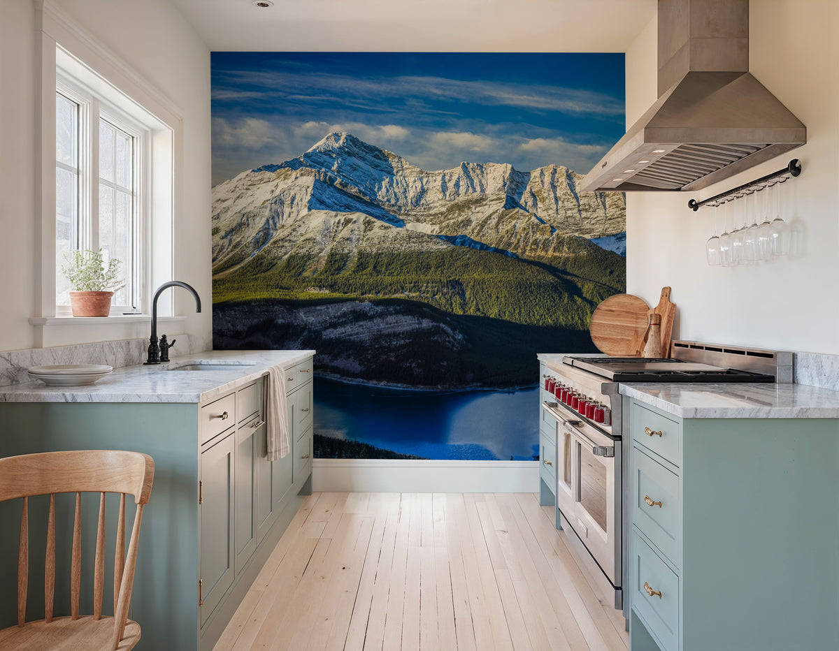 Mt. Nestor, and Goat Mountain Mural Wallpaper - room preview 05