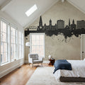 Fredericton Canada Skyline Concrete Mural Wallpaper - room preview 05