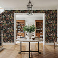 Deep Sea, Graphite Mural Wallpaper - room preview 05
