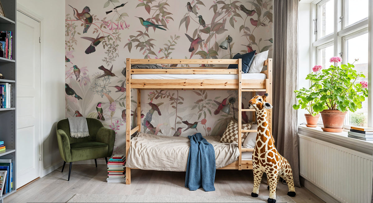 Birds Everywhere Mural Wallpaper - room preview 05