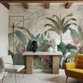 Exotic Wildlife V-I Mural Wallpaper - room preview 05