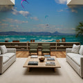 Kite Surfing Mural Wallpaper - room preview 05