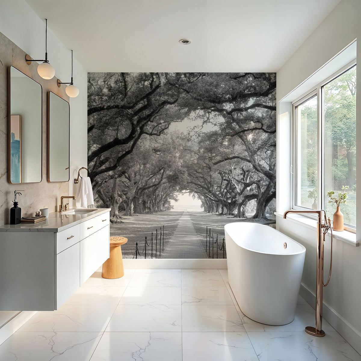 Timeless Oak Alley Mural Wallpaper - room preview 05