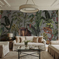 Jungle Kingdom, Slate Mural Wallpaper - room preview 05