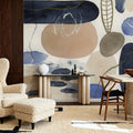 Leaves and Stones Mural Wallpaper - room preview 05