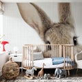 Peekaboo Bunny Mural Wallpaper - room preview 05