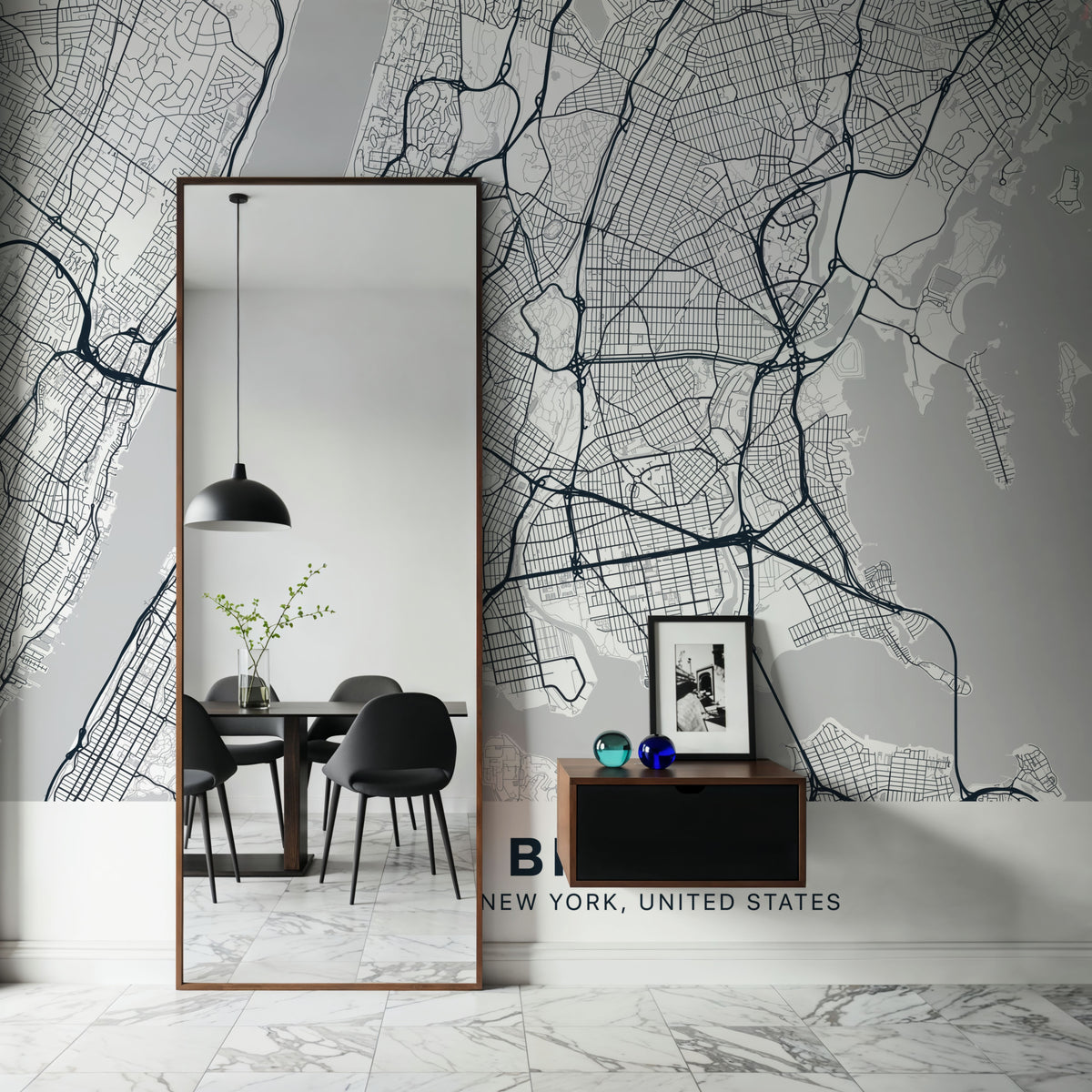 Map of the Bronx Mural Wallpaper - room preview 05
