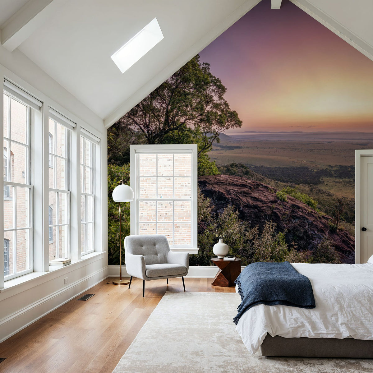 Savannah Sunrise Mural Wallpaper - room preview 05