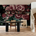 Botanical Elegance Burgundy II Mural Wallpaper - room preview 05