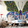 Blooming Butterfly I Mural Wallpaper - room preview 05