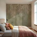 Palms Up Ahead Mural Wallpaper - Warm Tone - room preview 05