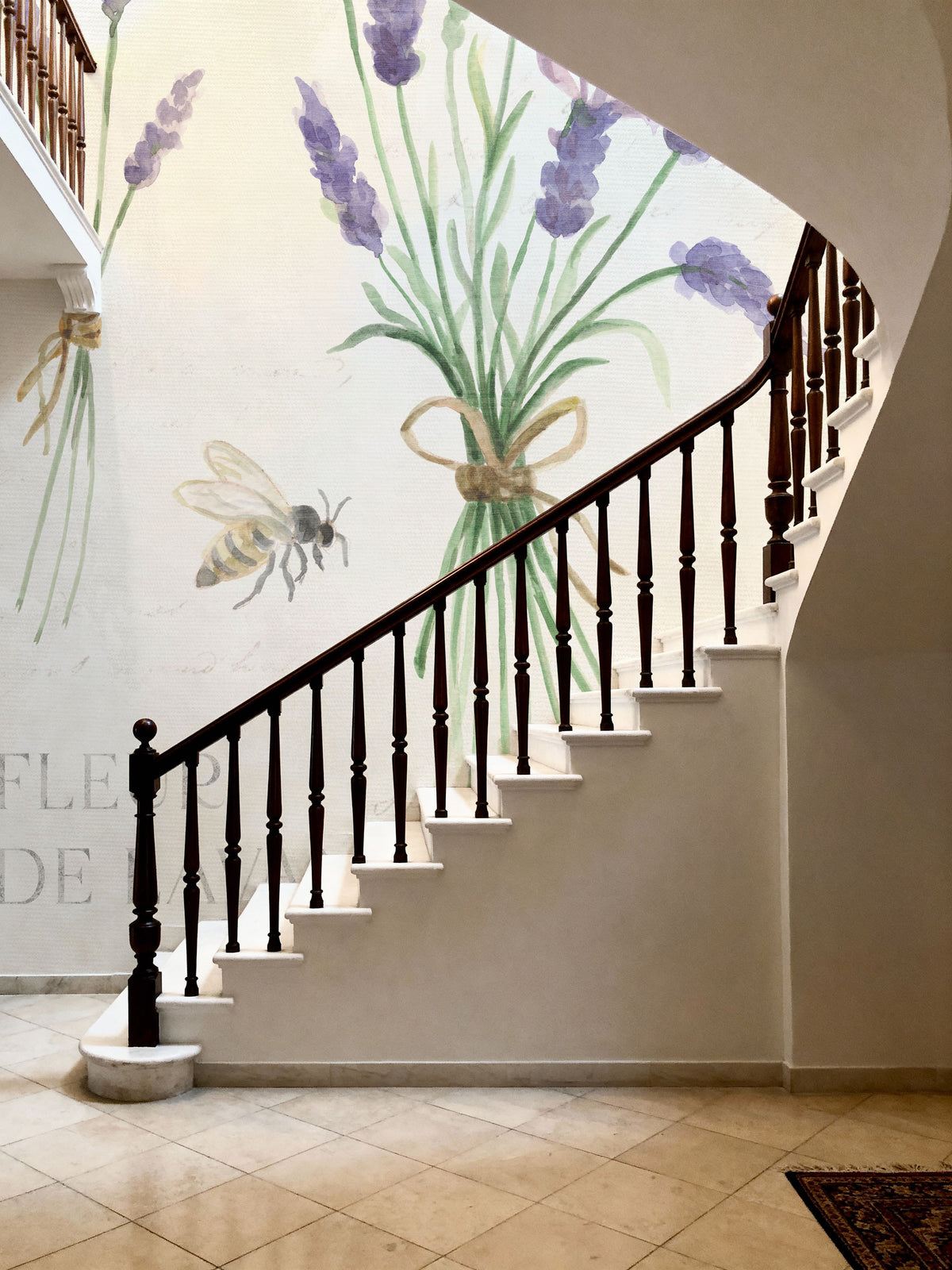 Lavender Fields VIII Mural Wallpaper - room preview 05