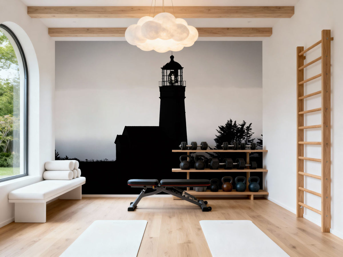 Lighthouse Forest Mural Wallpaper - room preview 05
