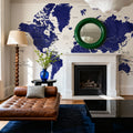 World Map - Nevin Mural Wallpaper - room preview 05