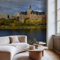 Saskatoon Skyline Mural Wallpaper - room preview 05