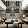 German Renaissance, Yellow Contrast Mural Wallpaper - room preview 05