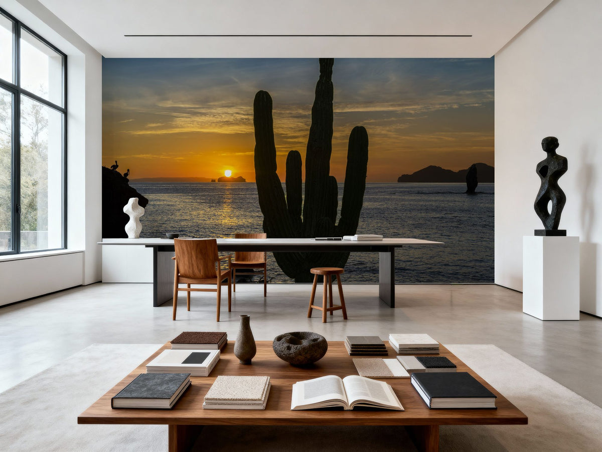 Cactus Coast Mural Wallpaper - room preview 05