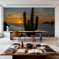 Cactus Coast Mural Wallpaper - room preview 05