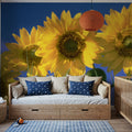 Sunflower Sky Mural Wallpaper - room preview 05