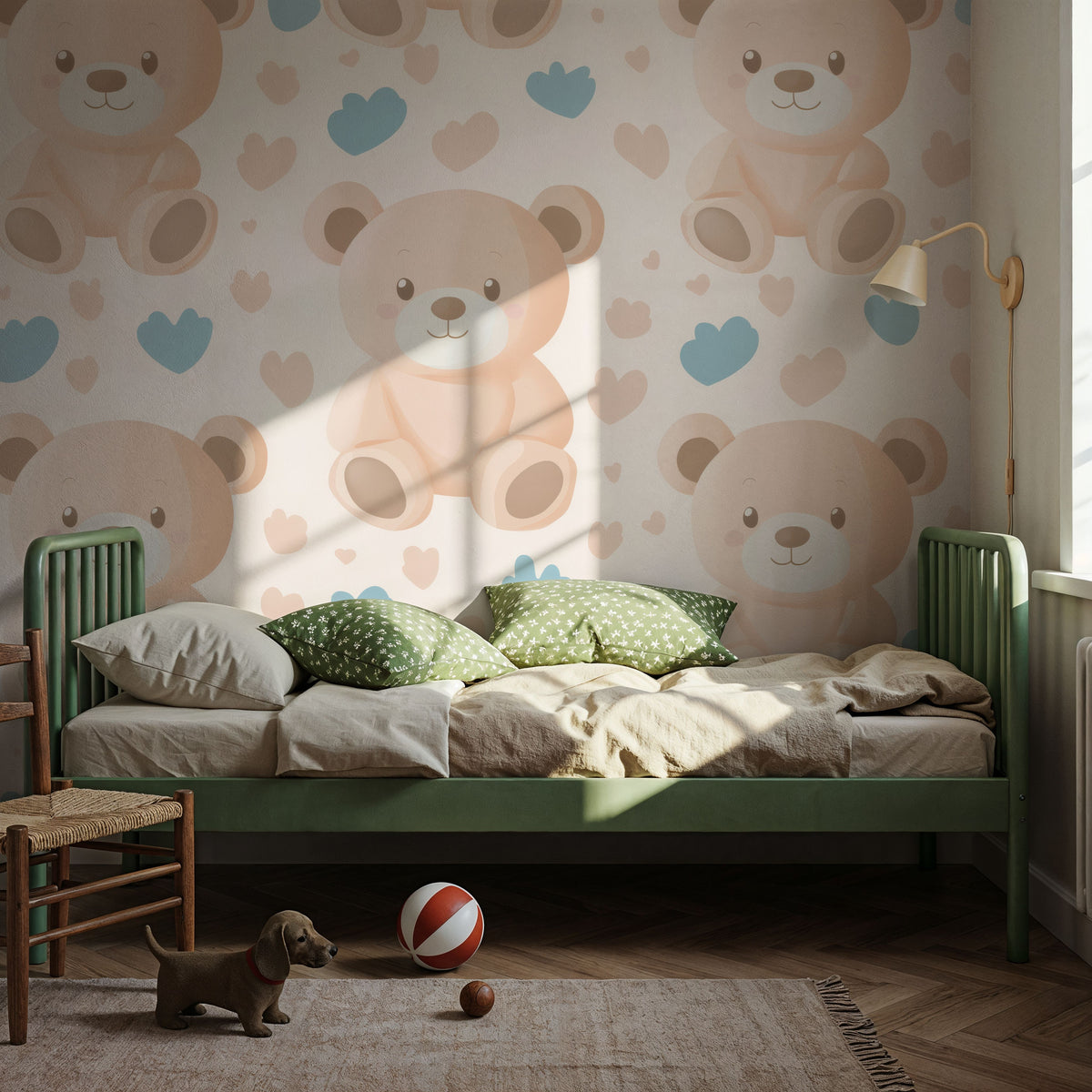 Teddy Bears Mural Wallpaper - room preview 05