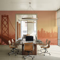 Golden Gateway Mural Wallpaper - room preview 05