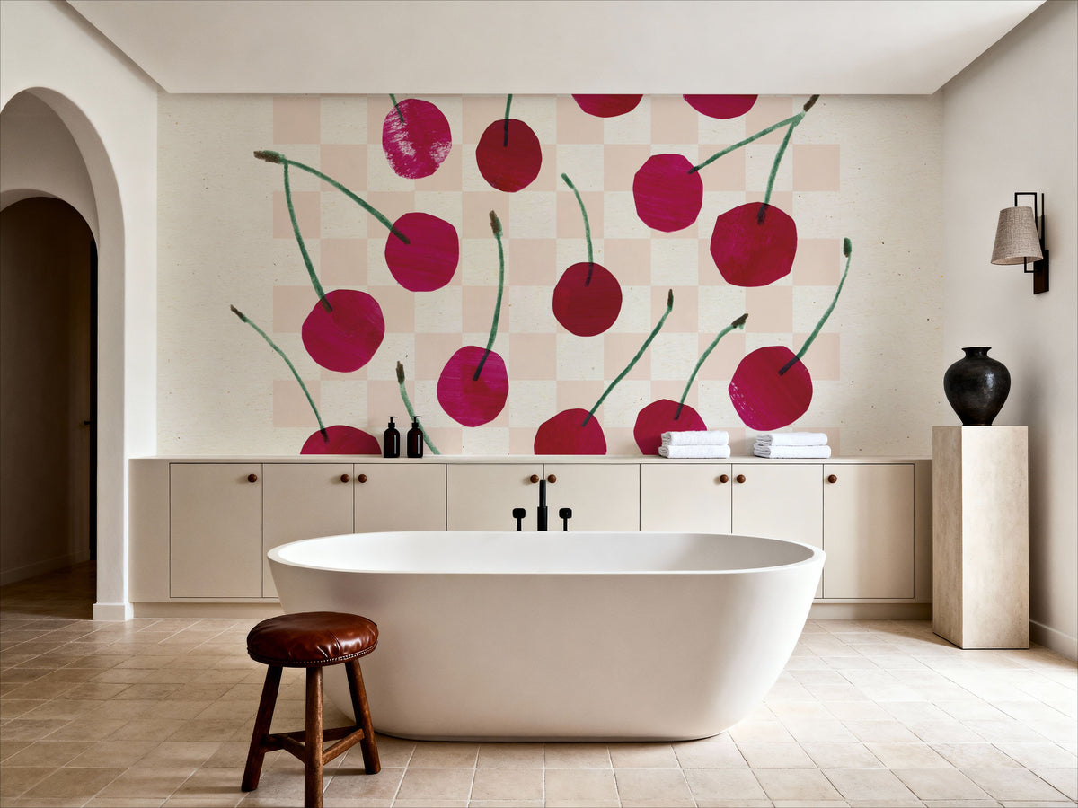 Falling Fruit I Mural Wallpaper - room preview 05