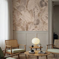 Secret Leaves Mural Wallpaper - room preview 05