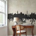 Stuttgart Germany Skyline Concrete Mural Wallpaper - room preview 05
