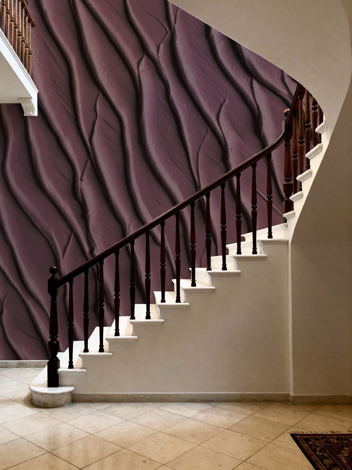 Zen Beach Dark Mural Wallpaper - room preview 05