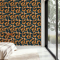 Koi Fish, Ocean Blue Mural Wallpaper - room preview 05