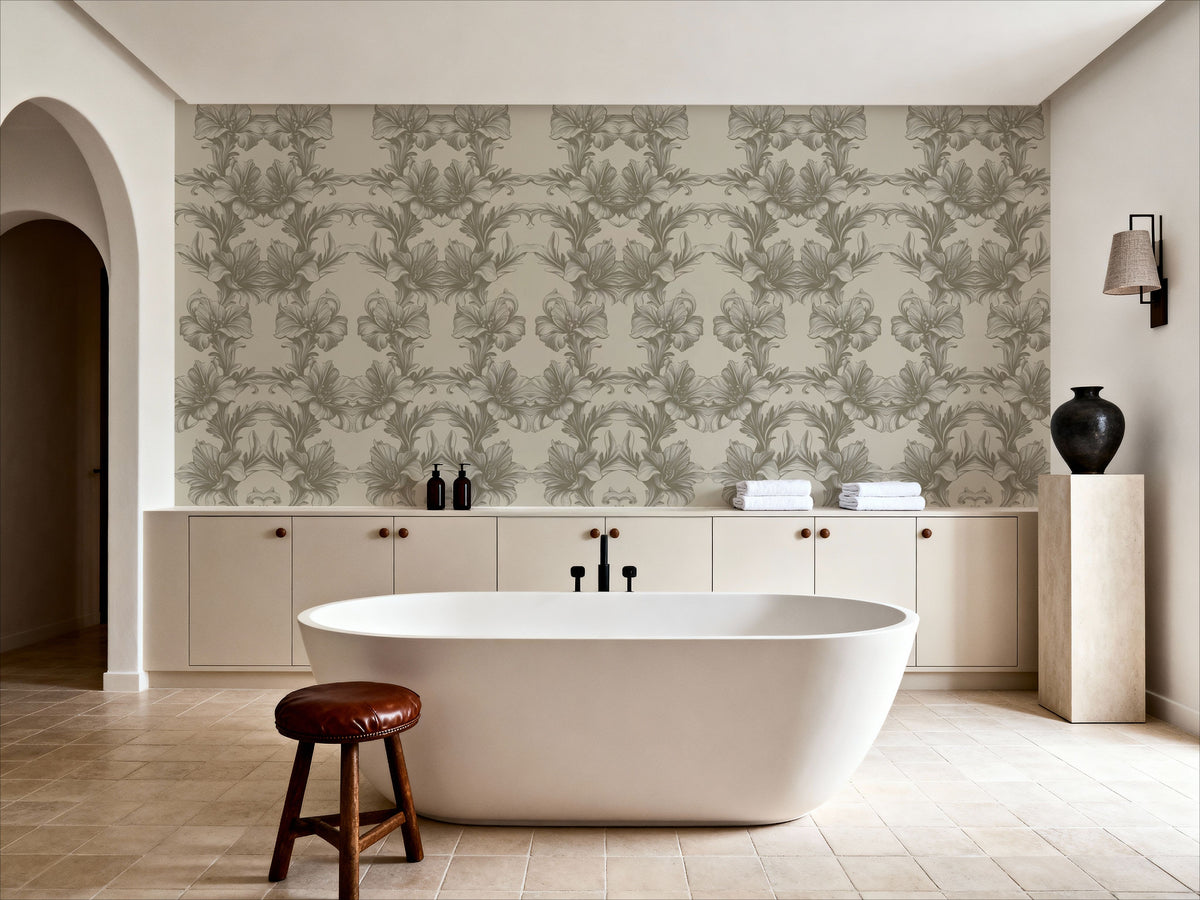 Flower Bridges Mural Wallpaper - room preview 05
