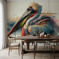 Sovereign Gaze of the Coastal Sentinel Mural Wallpaper - room preview 05
