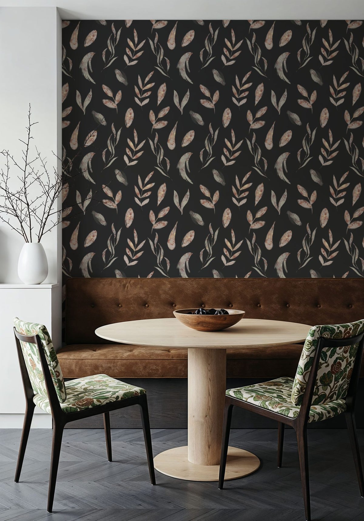 Luxury Leaves Mural Wallpaper - room preview 05