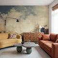 Sunny Cloudy Weather Mural Wallpaper - room preview 05
