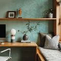 Riverbank Oak Landscape, Seafoam Mural Wallpaper - room preview 05