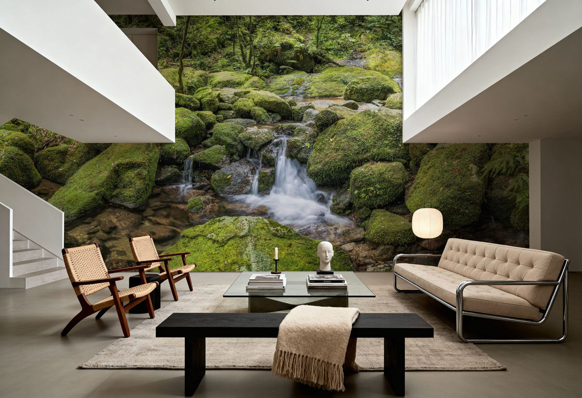 Moss Creek Mural Wallpaper - room preview 05