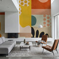 Playing Around Shapes 6 Mural Wallpaper - room preview 05