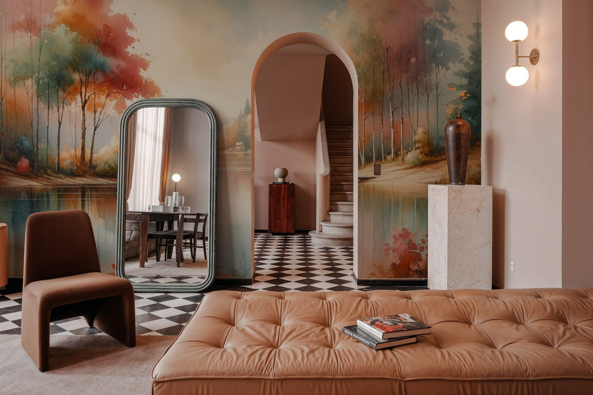 Serene Autumn Mural Wallpaper - room preview 05