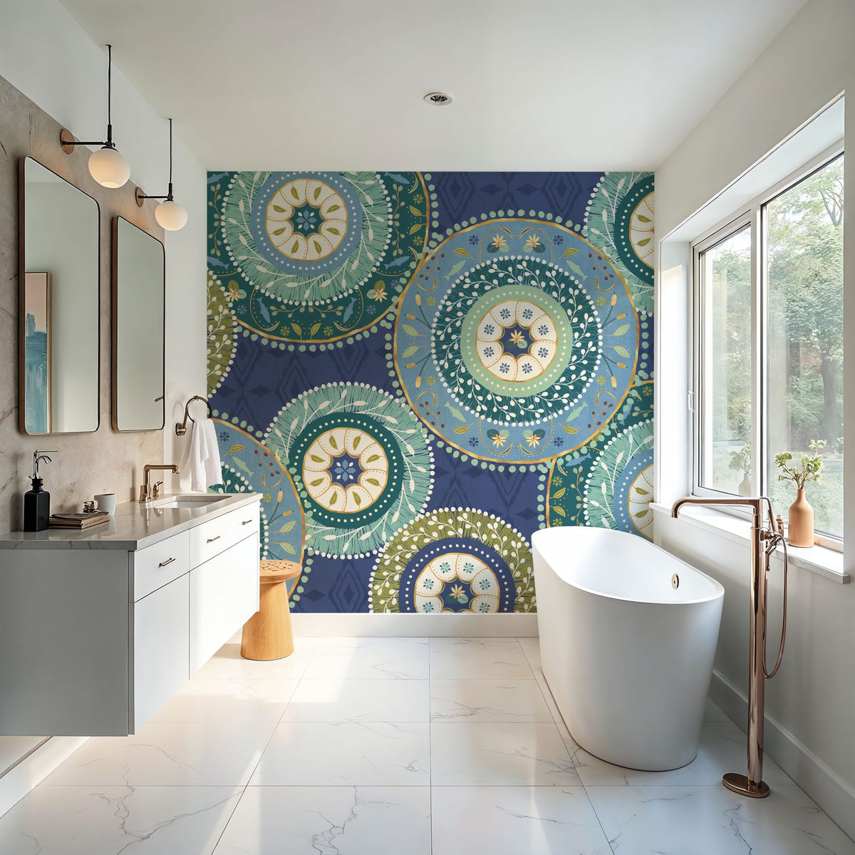 Otomi Lake XI Mural Wallpaper - room preview 05