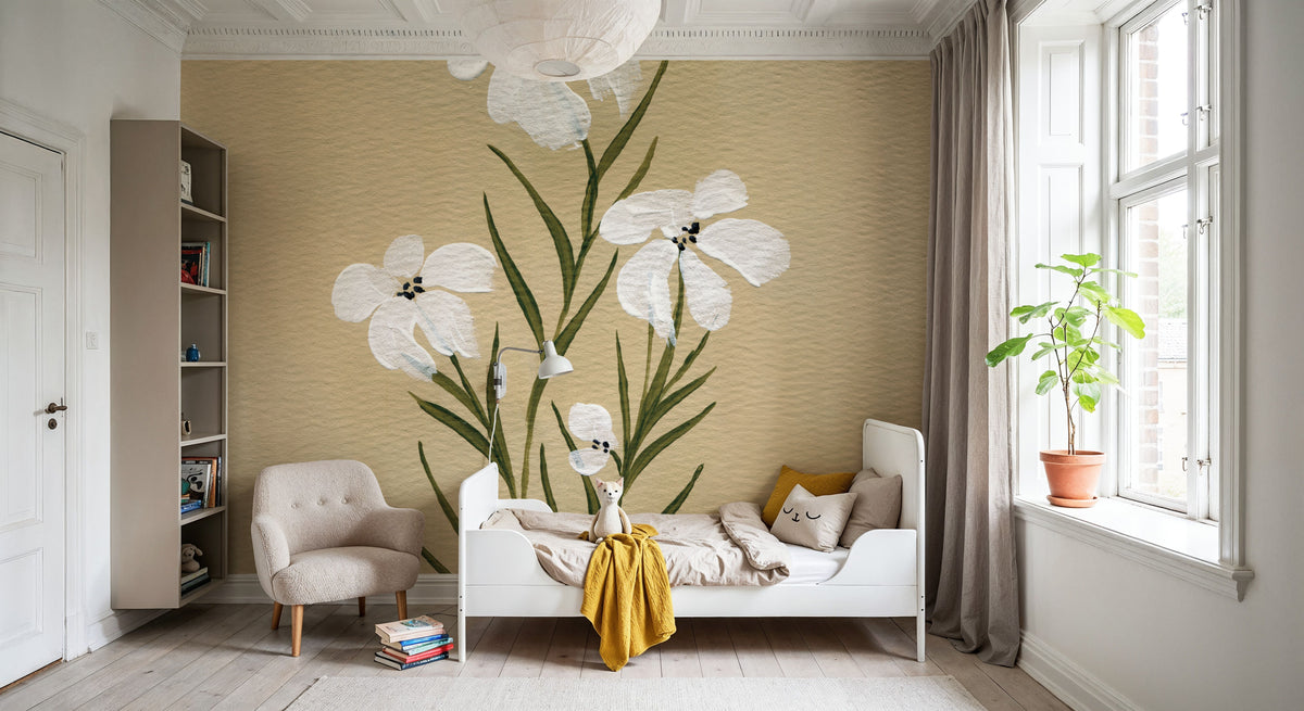 Pretty Little Flower I Mural Wallpaper - room preview 05