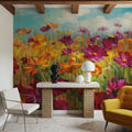 Cosmos in the Field Mural Wallpaper - room preview 05