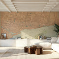 Map of Montreal Mural Wallpaper - room preview 05